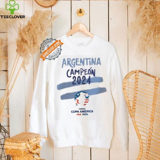 Copa America 2024 Argentina Campeon Shirt Copa America 2024 Argentina Champions Shirt Argentina Copa America 2024 Shirt