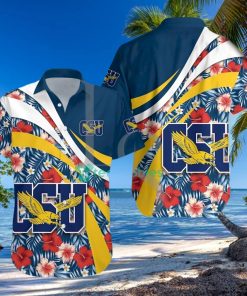 Coppin State Eagles NCAA Hibiscus Tropical Flower Hawaiian Shirt