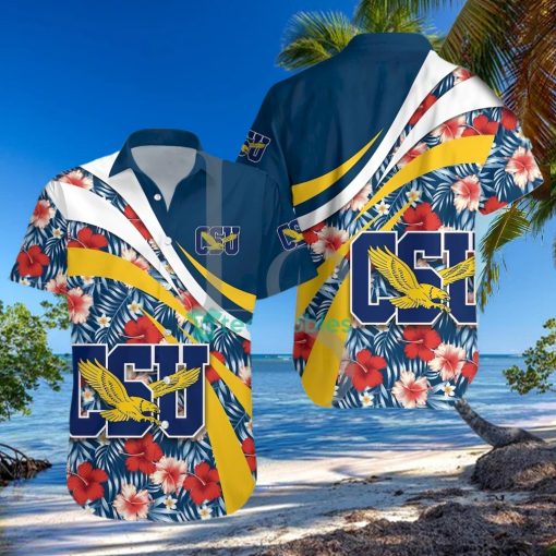 Coppin State Eagles NCAA Hibiscus Tropical Flower Hawaiian Shirt