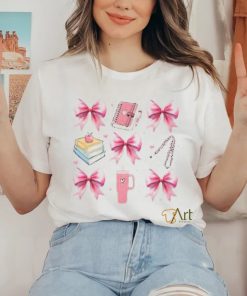 Coquette Pink Bow Teacher shirt