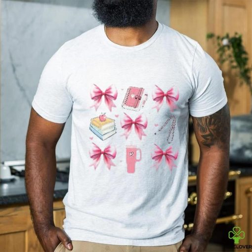 Coquette Pink Bow Teacher shirt