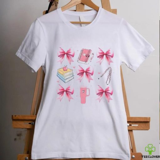 Coquette Pink Bow Teacher shirt