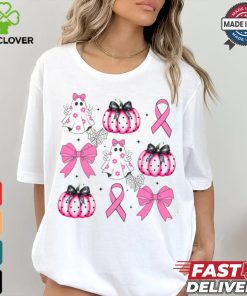 Coquette Pumpkin Breast Cancer shirt