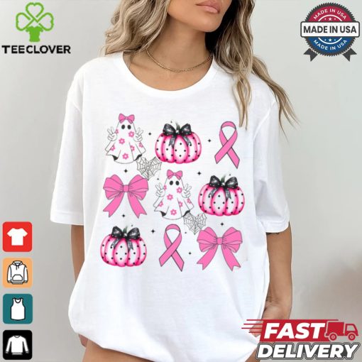 Coquette Pumpkin Breast Cancer shirt