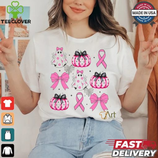 Coquette Pumpkin Breast Cancer shirt