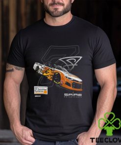 Corey LaJoie Checkered Flag Black Graphic 1 Spot T Shirt