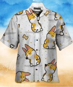 Corgi Chibi Funny Hawaiian Shirt Gift For Beach Lovers