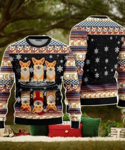 Corgi Dog Christmas Unisex Ugly Sweater