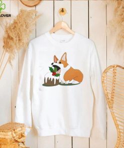 Corgi Eating Cupcake Christmas Corgi Shirt