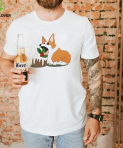 Corgi Eating Cupcake Christmas Corgi Shirt