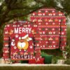 Snowy Skull Jolly Snowman Ugly Christmas Sweater