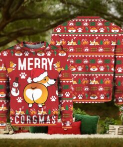 Corgi Merry Corgmas Ugly Christmas Sweater