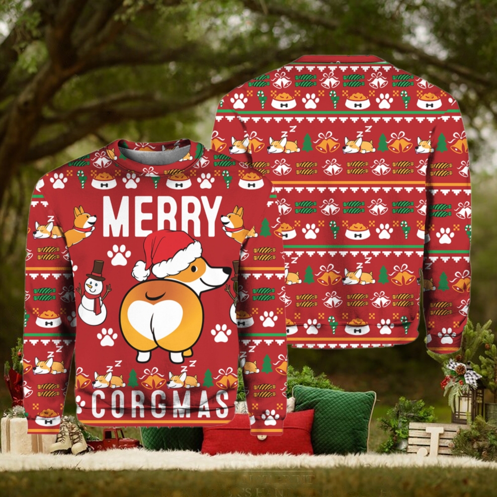 Corgi Merry Corgmas Ugly Christmas Sweater Corgi Merry Corgmas Ugly Christmas Sweater