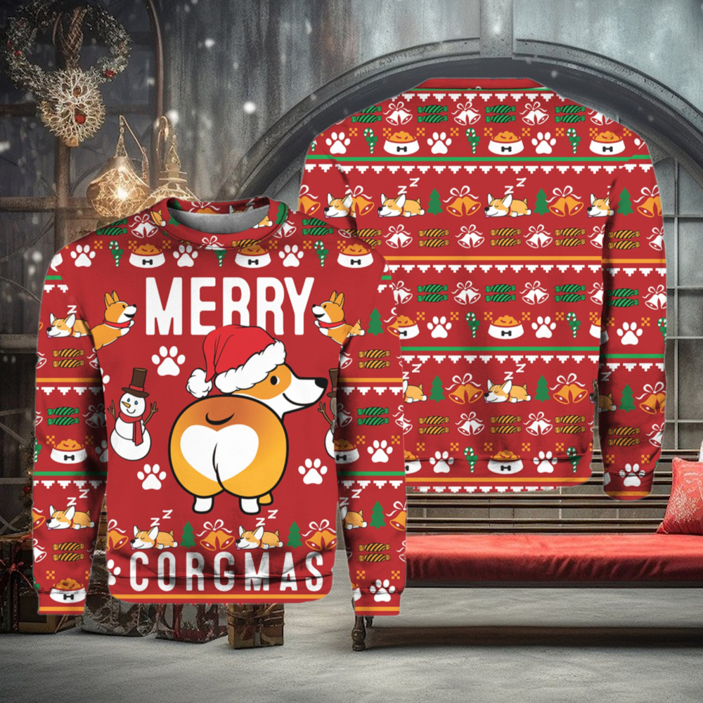 Corgi Merry Corgmas Ugly Christmas Sweater Corgi Merry Corgmas Ugly Christmas Sweater
