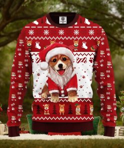 Corgi Noel Cute Thanksgiving Women Mens Ugly Christmas Sweater