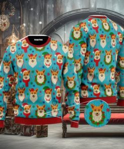 Corgi Snow Dog Christmas Unisex Ugly Sweater