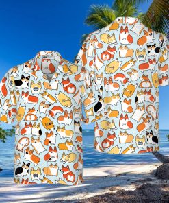 Corgi World Hawaiian Shirt