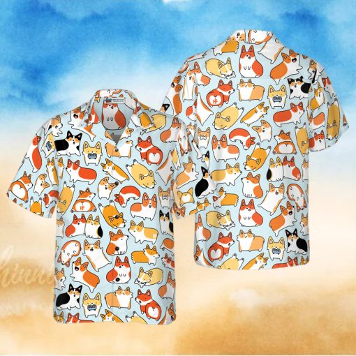 Corgi World Hawaiian Shirt