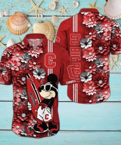 Cornell Big Red Aloha Mick Pattern Hawaiian Shirt For Fans