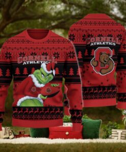 Cornell Big Red Grinch Ugly Christmas Sweater
