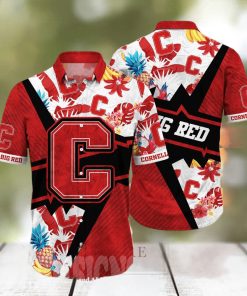 Cornell Big Red NCAA Floral All Over Print Classic Hawaiian Shirt