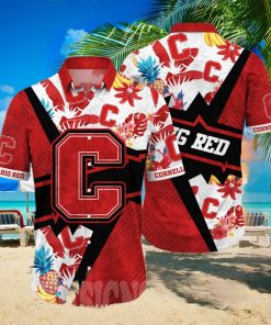 Cornell Big Red NCAA Floral All Over Print Classic Hawaiian Shirt