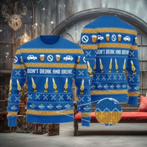 Corona Don’t Drink And Drive Ugly Blue Sweater