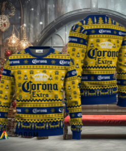 Corona Extra Festive All Over Ugly Sweater