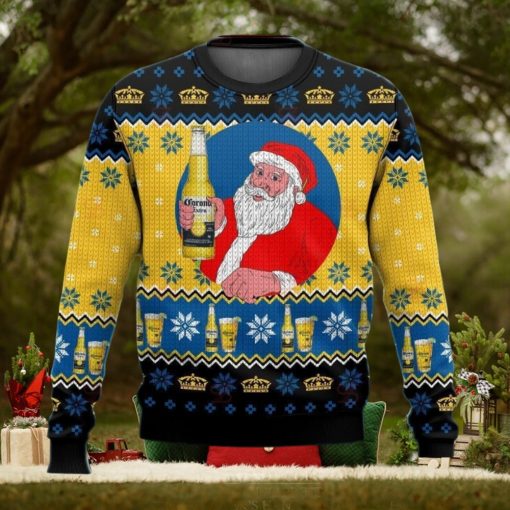 Corona Extra Santa Ugly Sweater Christmas 3D Printed