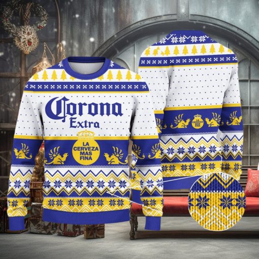 Corona Extra Ugly Sweater Corona Extra Beer Lover Christmas Sweater Beer Lover