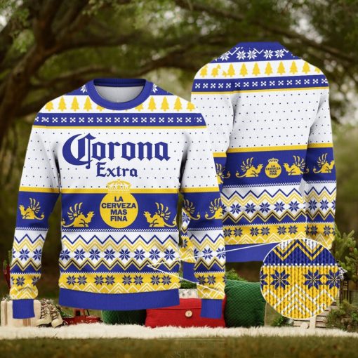 Corona Extra Ugly Sweater Corona Extra Beer Lover Christmas Sweater Beer Lover