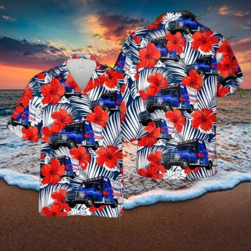 Corozal, Puerto Rico, Nevarez Ambulance Hawaiian Shirt Summer Holiday Gift