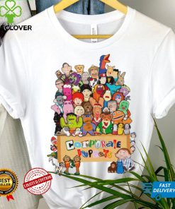 Corporate Puppets characters shirt