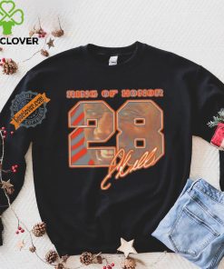Correy Dillon 28 Cincinnati Bengals football ring of honor signature shirt