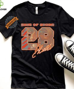 Correy Dillon 28 Cincinnati Bengals football ring of honor signature shirt