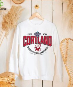 Cortland Red Dragons 2023 NCAA Stagg Bowl Division III Football Championship logo t hoodie, sweater, longsleeve, shirt v-neck, t-shirt