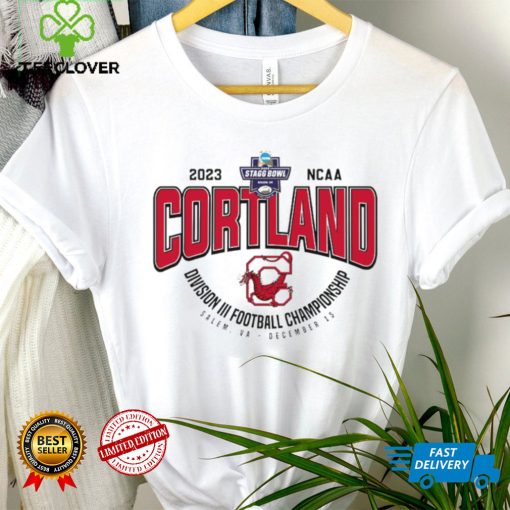 Cortland Red Dragons 2023 NCAA Stagg Bowl Division III Football Championship logo t hoodie, sweater, longsleeve, shirt v-neck, t-shirt