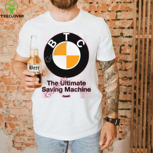 Cory Klippsten Wearing Btc The Ultimate Saving Machine Bitcoin Long Sleeve T Shirt