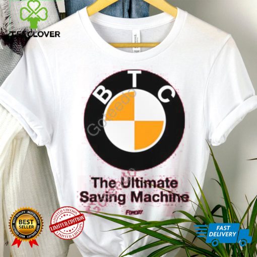 Cory Klippsten Wearing Btc The Ultimate Saving Machine Bitcoin Long Sleeve T Shirt