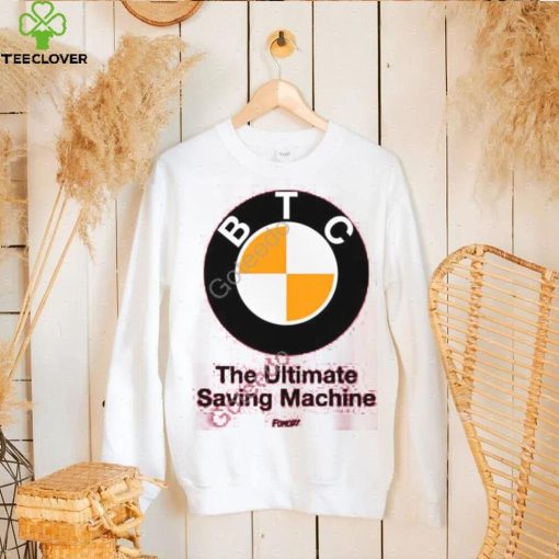 Cory Klippsten Wearing Btc The Ultimate Saving Machine Bitcoin Long Sleeve T Shirt