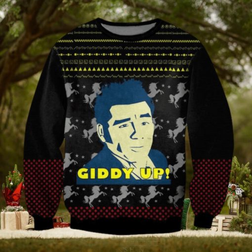 Cosmo Kramer Giddy Up Ugly Christmas Sweater