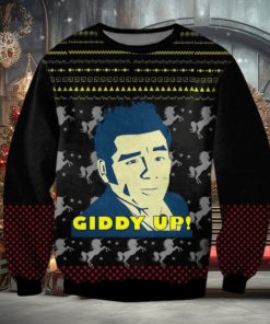 Cosmo Kramer Giddy Up Ugly Christmas Sweater
