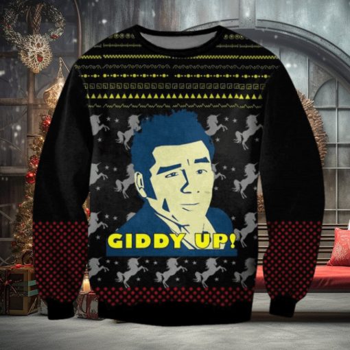 Cosmo Kramer Giddy Up Ugly Christmas Sweater