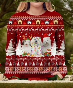 Coton De Tulear Ugly Christmas Holiday Sweater