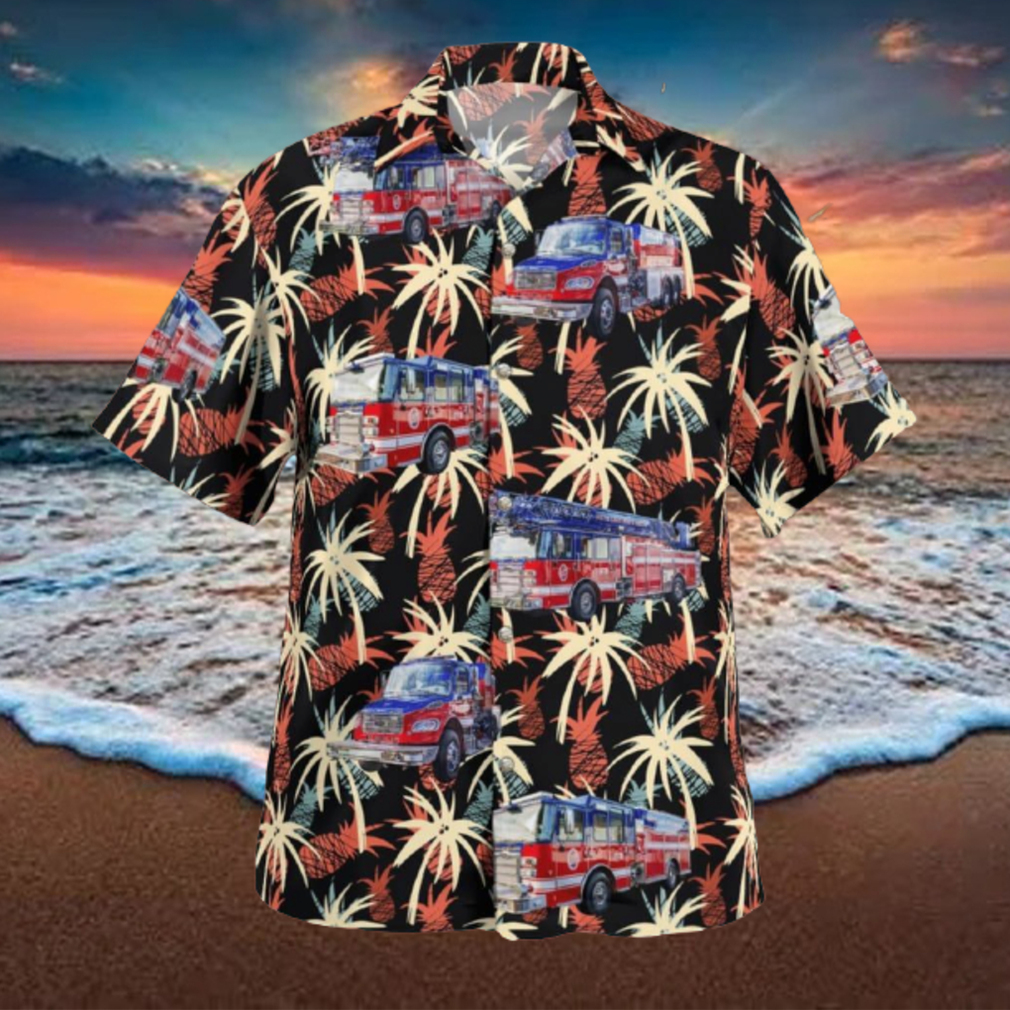 Cottage Grove Oregon South Lane County Fire & Rescue Station 2 1 Hawaiian Shirt Cottage Grove Oregon South Lane County Fire & Rescue Station 2 1 Hawaiian Shirt