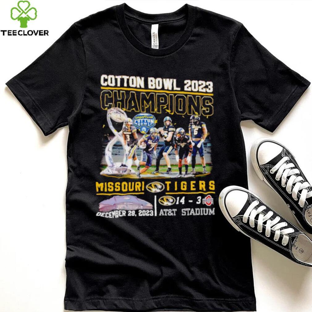 Cotton Bowl 2023 Champions Missouri Tigers 14 3 shirt