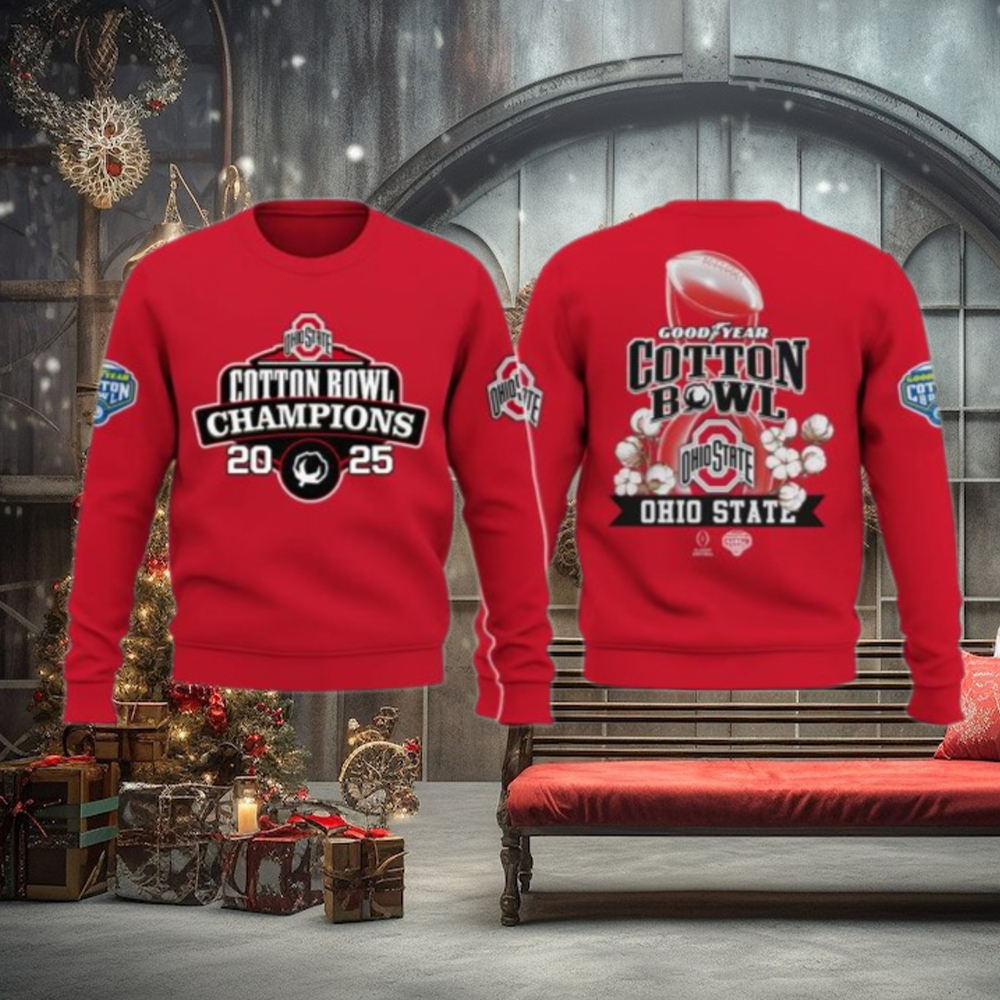 Cotton Bowl Champions 2025 Ohio State Football Limited Sweatshirt Cotton Bowl Champions 2025 Ohio State Football Limited Sweatshirt