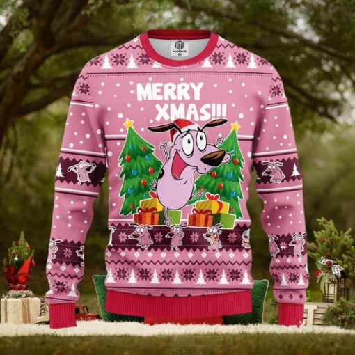 Couage The Cowardly Ugly Christmas Sweater Amazing Gift Men And Women Christmas Gift