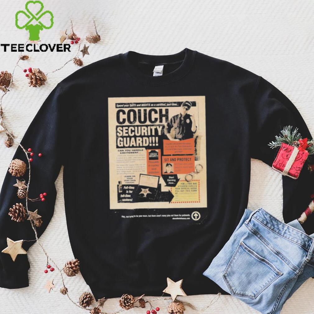 Couch Security Guard shirt Couch Security Guard shirt