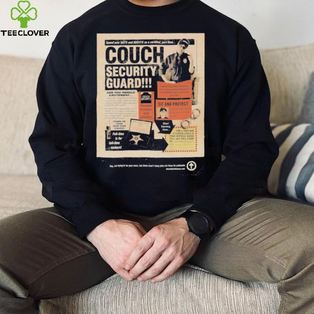 Couch Security Guard shirt Couch Security Guard shirt